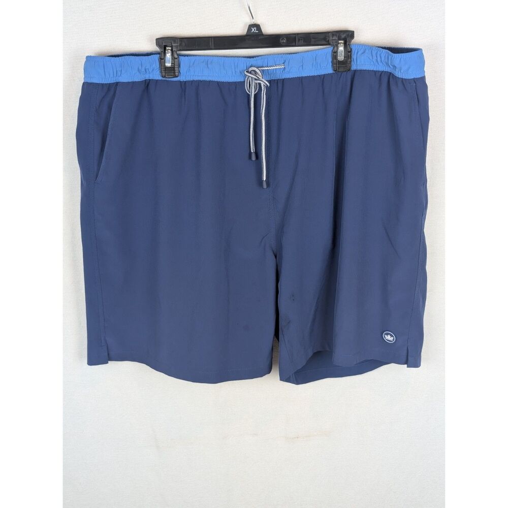 Peter Millar Seaside Swim Trunks Blue Men's Size 2XL/XXL